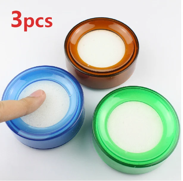 

3PCS Finger Wet Sponge Finger Dampener Finger Wetting Sponge Damper Count Money Paper Creative School Office Accounting Supplies