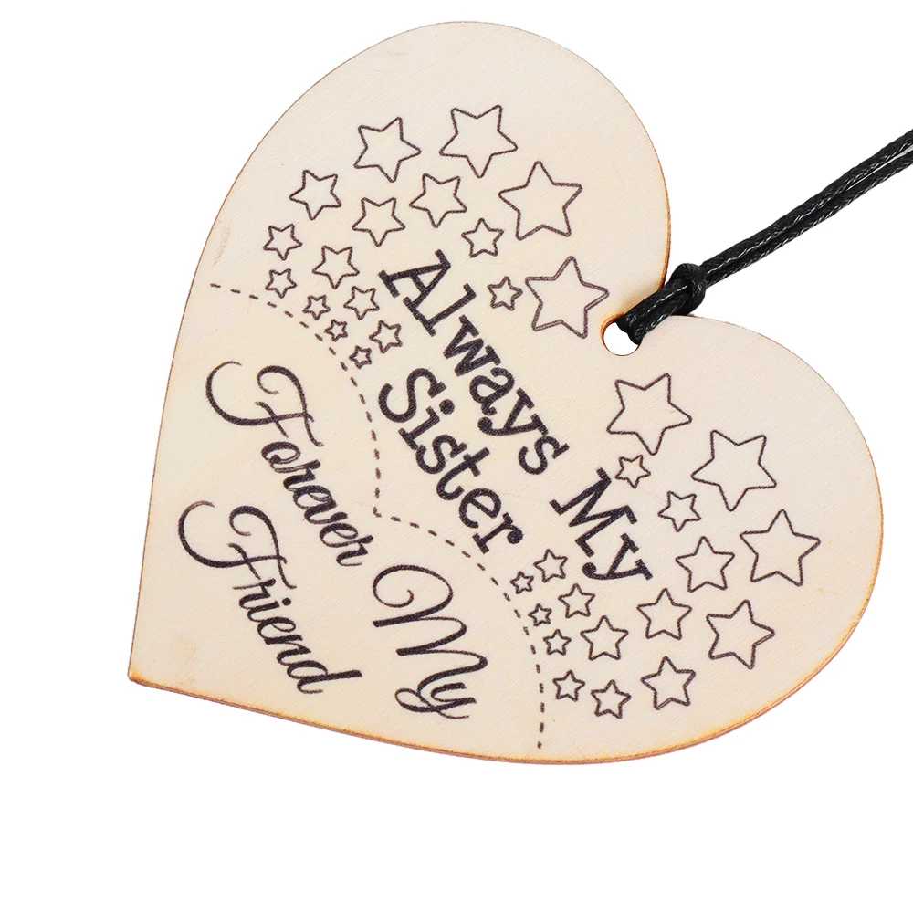 1 шт. в форме сердца праздничный деревянный знак память сувениры для мамы папы