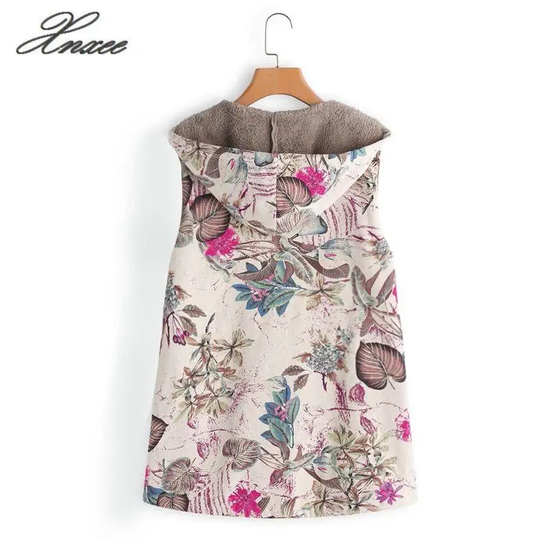 Женская куртка из искусственного меха для офиса Зимний Теплый головной убор