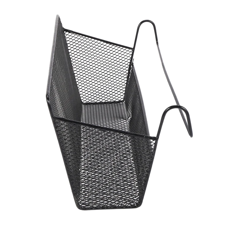 

2Pack Dormitory Bedside Storage Baskets, Mesh Origanizer Caddy for Books Phones Drinks Office Home Table Hanging Organizer Deskt