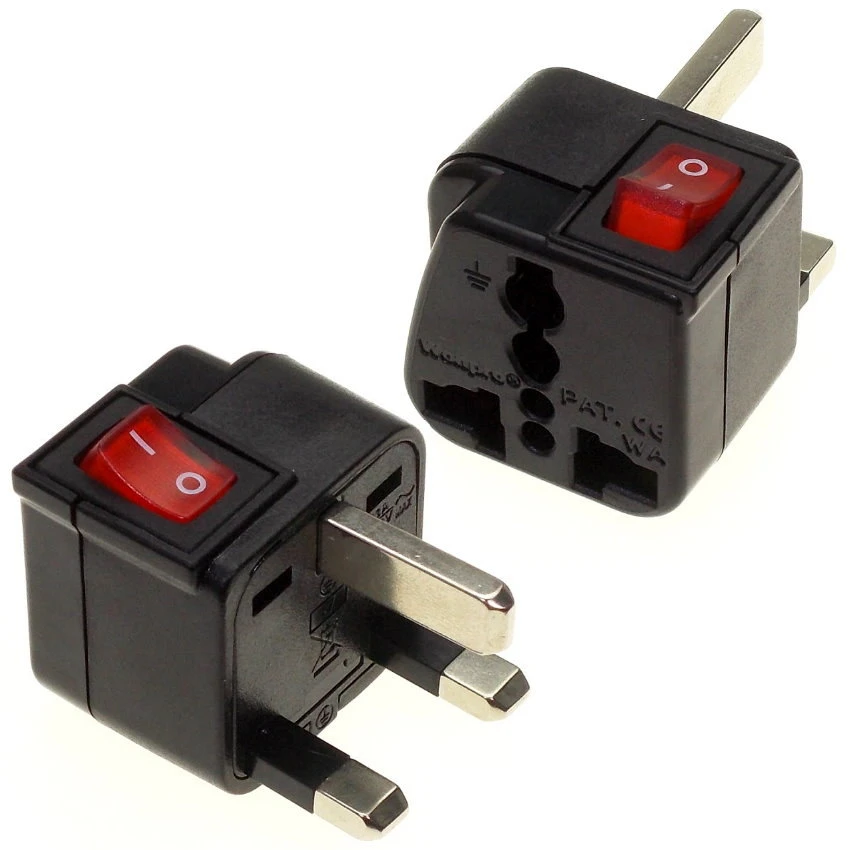 Универсальный адаптер для телефона путешествий с несколькими розетками со