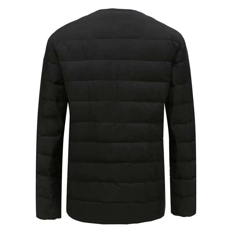 Новое поступление мужская теплая куртка-пуховик модная плотная повседневная