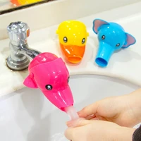 cartoon faucet tap extender baby shower toy duck dolphin elephant toddler kids hand washing faucet bathroom sink bibcock tap