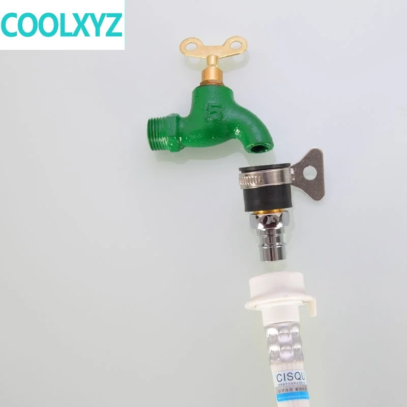 1/2IN 3/4 дюйма Резьба Стиральная машина кран Носик адаптер воды на входе соска