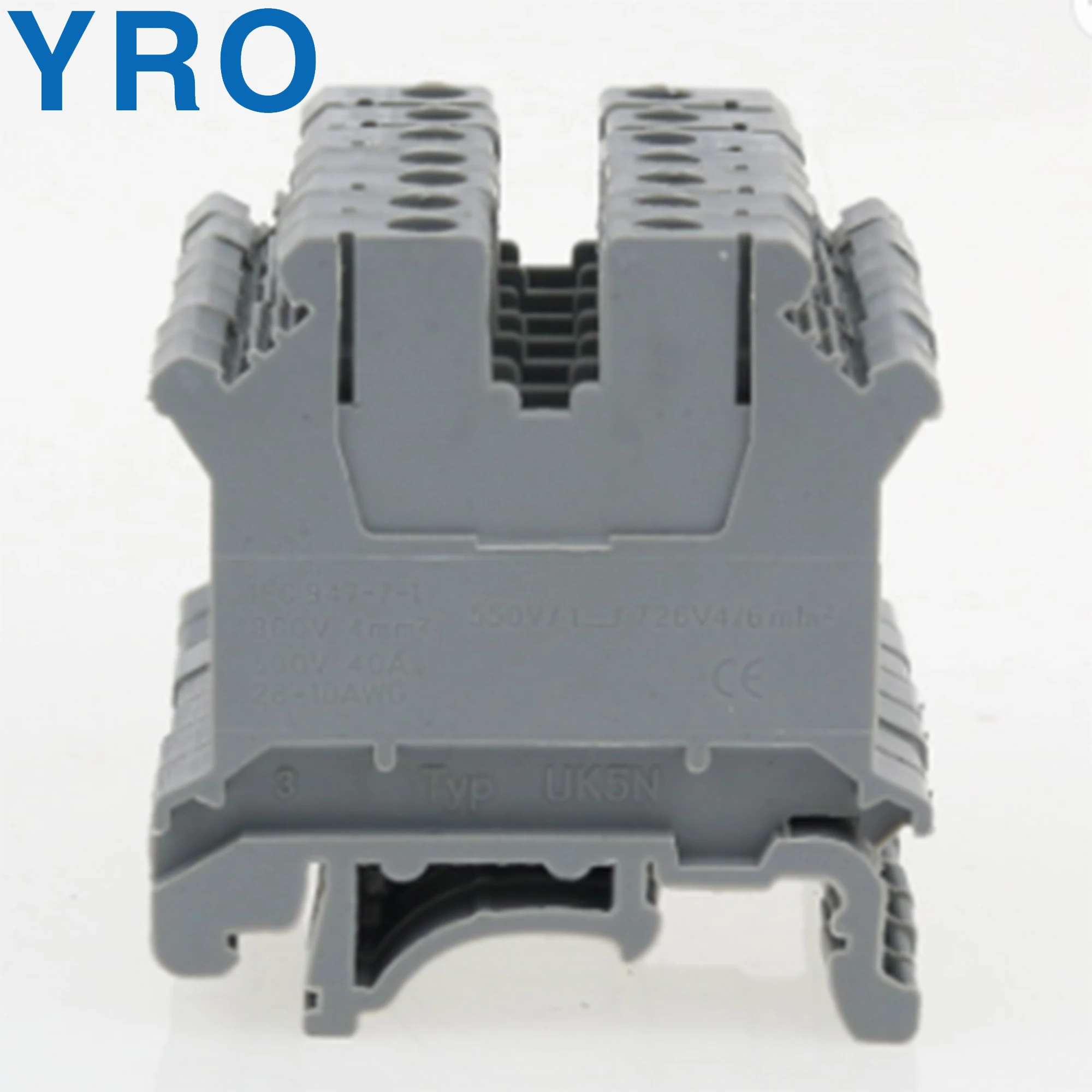 Клеммная колодка на Din рейку магнитный разъем возвратный тип пружинное