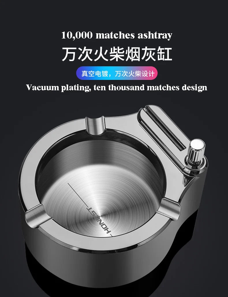 

Thousands of matches ashtray personality home living room large simple and stylish office ashtray