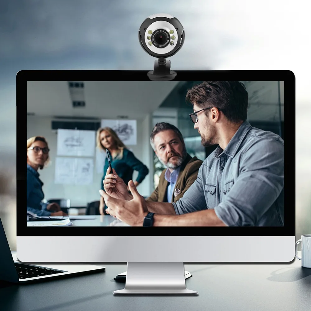 Веб-камера HD USB с микрофоном и ночным видением | Компьютеры офис