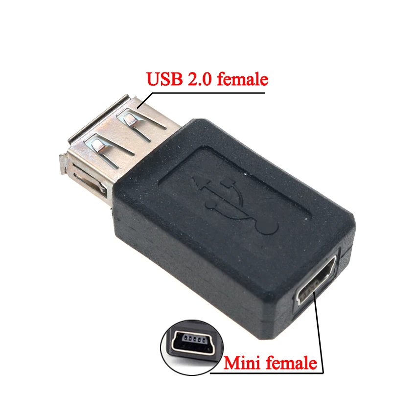 1 шт. 90-градусный прямоугольный мини USB 5pin гнездовой к Micro Штекерный адаптер для
