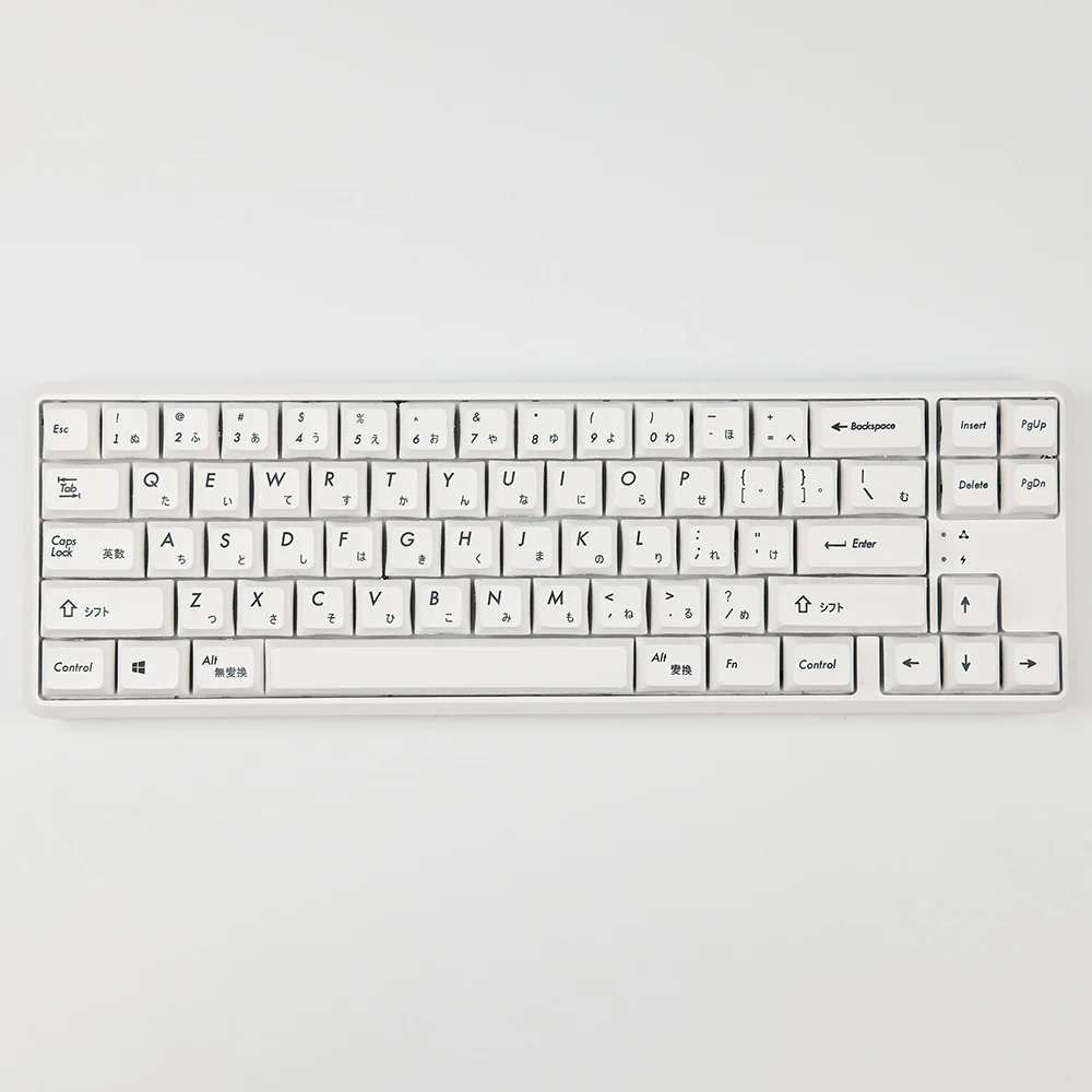 Totoro дизайн XDA профиль чистый белый колпачки для клавиш Cherry Mx Переключатель