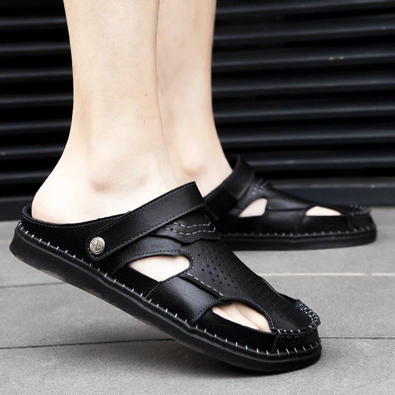 

Sandalet Erkek Summer Sandals Men Sandalias Romanas Shoes Beach Sandals&slippers For 2020 Mens Sandles Safety Sandalle Homme