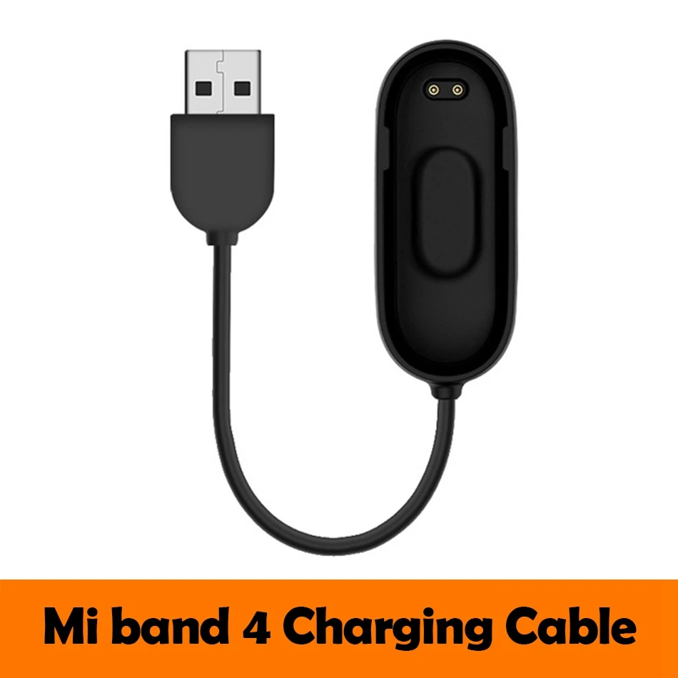 4 Charging Cable Usb-кабель для зарядки mi Band 4, шнур для зарядного устройства, Сменный Адаптер для Xiao mi Band 4, NFC, линия для зарядки+ браслеты - Цвет: 4 Charging Cable