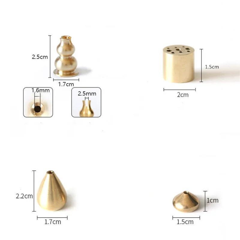 Высокое качество латунная горелка с ладаном катушка бутылка тыква формы медный