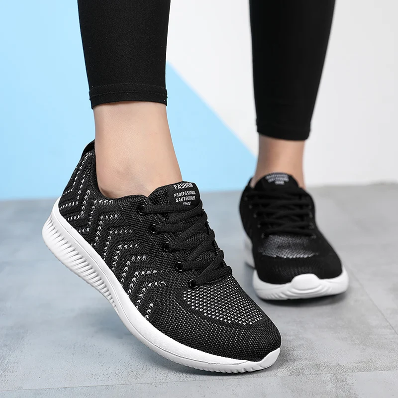 Женские кроссовки Баскетбольная обувь Tenis Feminino Zapatos De Mujer Черные на платформе
