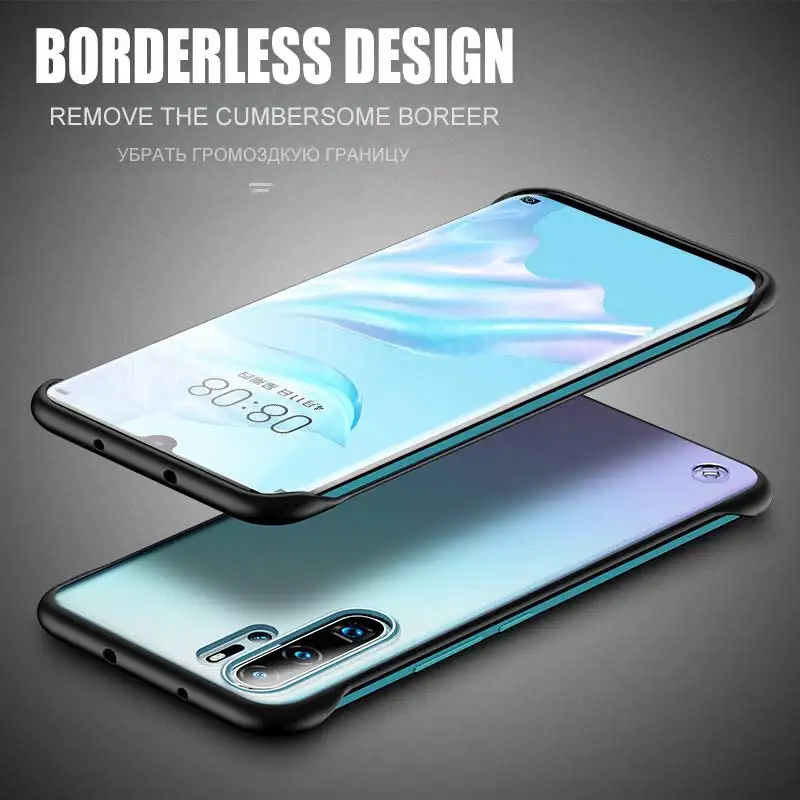 Роскошный Ультратонкий матовый чехол для Huawei P30 P20 Mate 20 Pro жесткий из