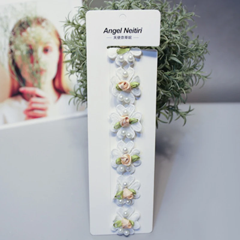 Перал цветок детская чалма повязки на голову для новорожденных девочек