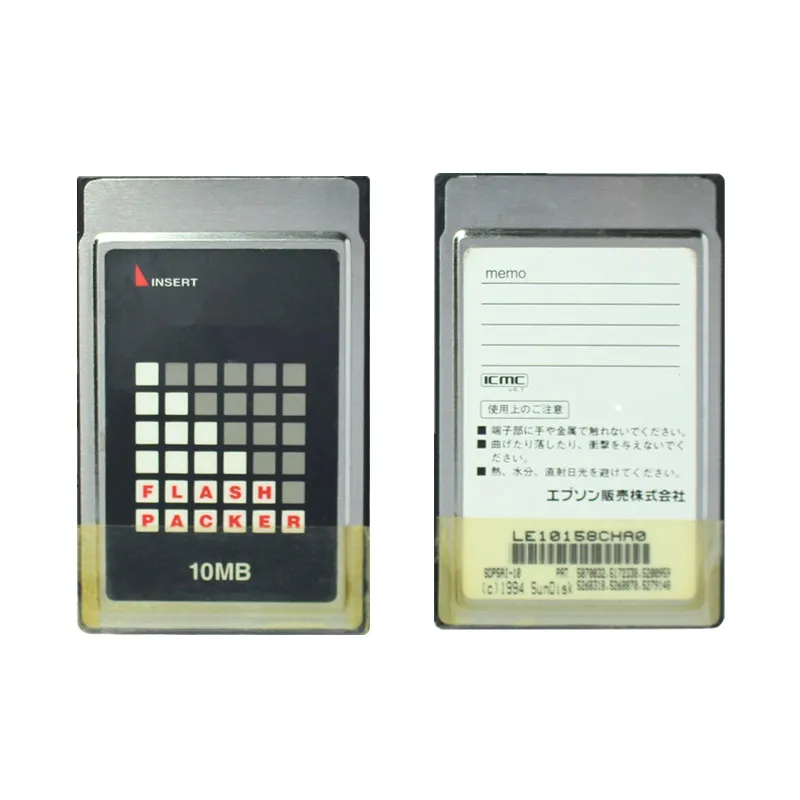 Высокое качество! 10 МБ PCMCIA ATA флэш карта памяти ПК 68Pins|Карты памяти| |