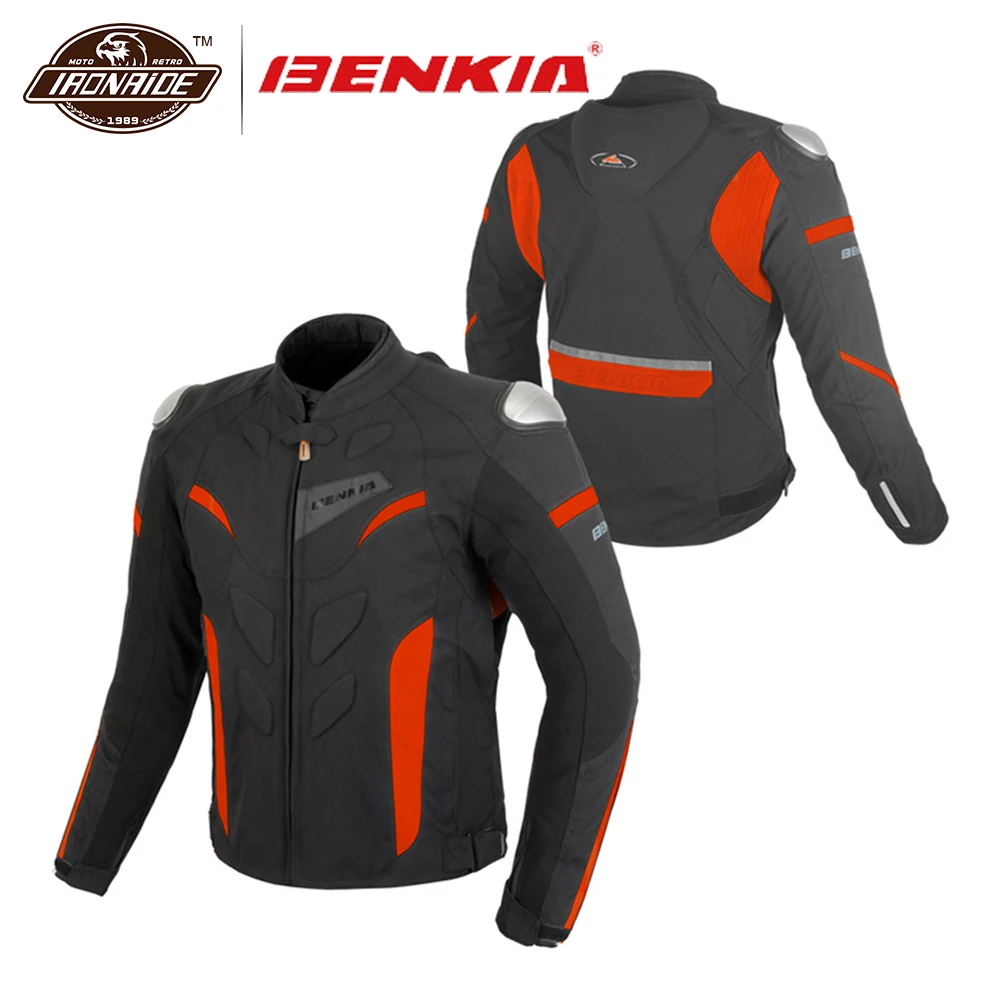 BENKIA мотоциклетная куртка Мужская мотокуртка для мотокросса бронежилет с