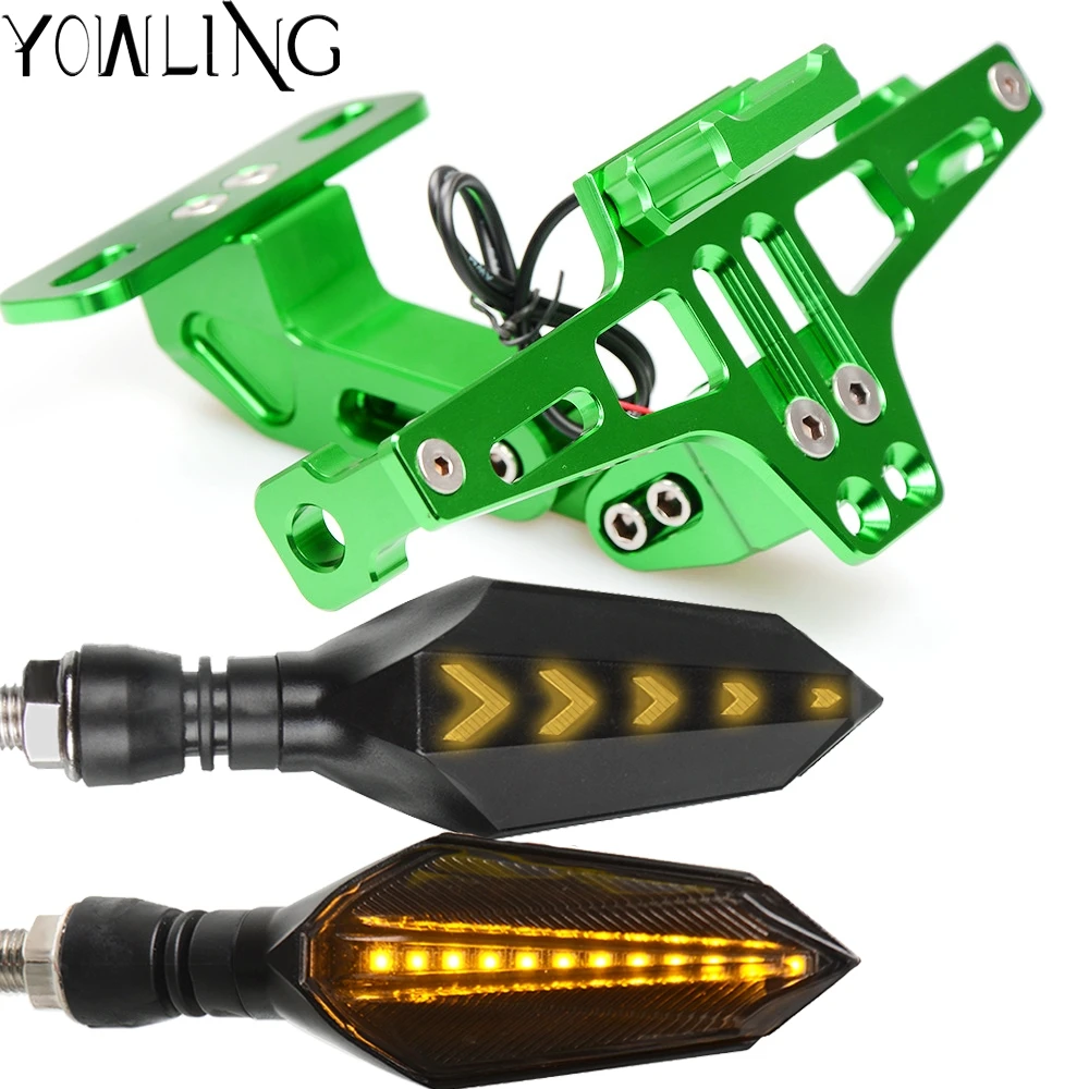 Мотоцикл номерной знак рамка держатель кронштейн для kawasaki Ninja H2R H2 SX/EX/Carbon Z1000 VERSYS