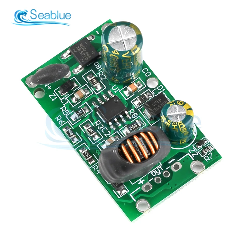 

DC-DC 9V-90V Non-Isolated Step-down Module Output 12V2A/5V2A With Reverse Connection Protection For Car Modification Etc