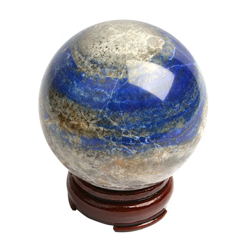 

1 шт., кварцевые шары из натурального лазурита, 55-80 мм