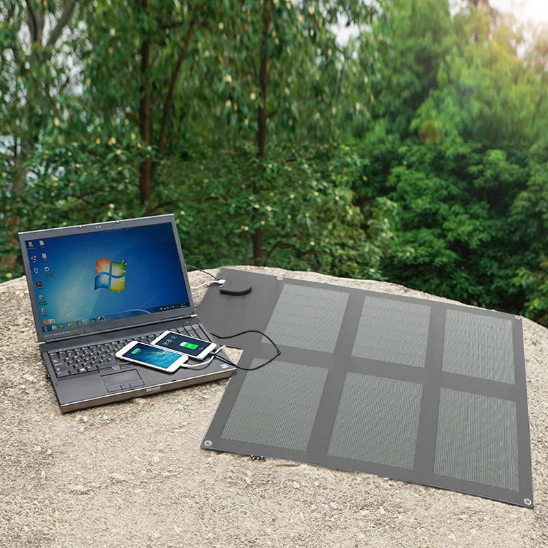 Новейшие складные солнечные зарядные устройства ALLPOWERS гибкие свернутые для