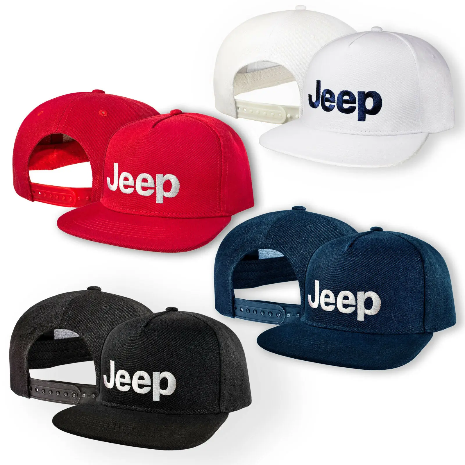 JEEP 5 панель Каппе GESTICKTE Авто вышитый логотип Snapback Mutze Hut регулируемая бейсболка Herren