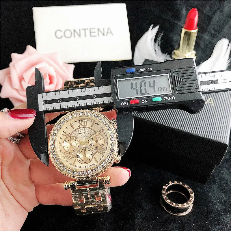 Модные роскошные дизайнерские брендовые серебряные часы женские