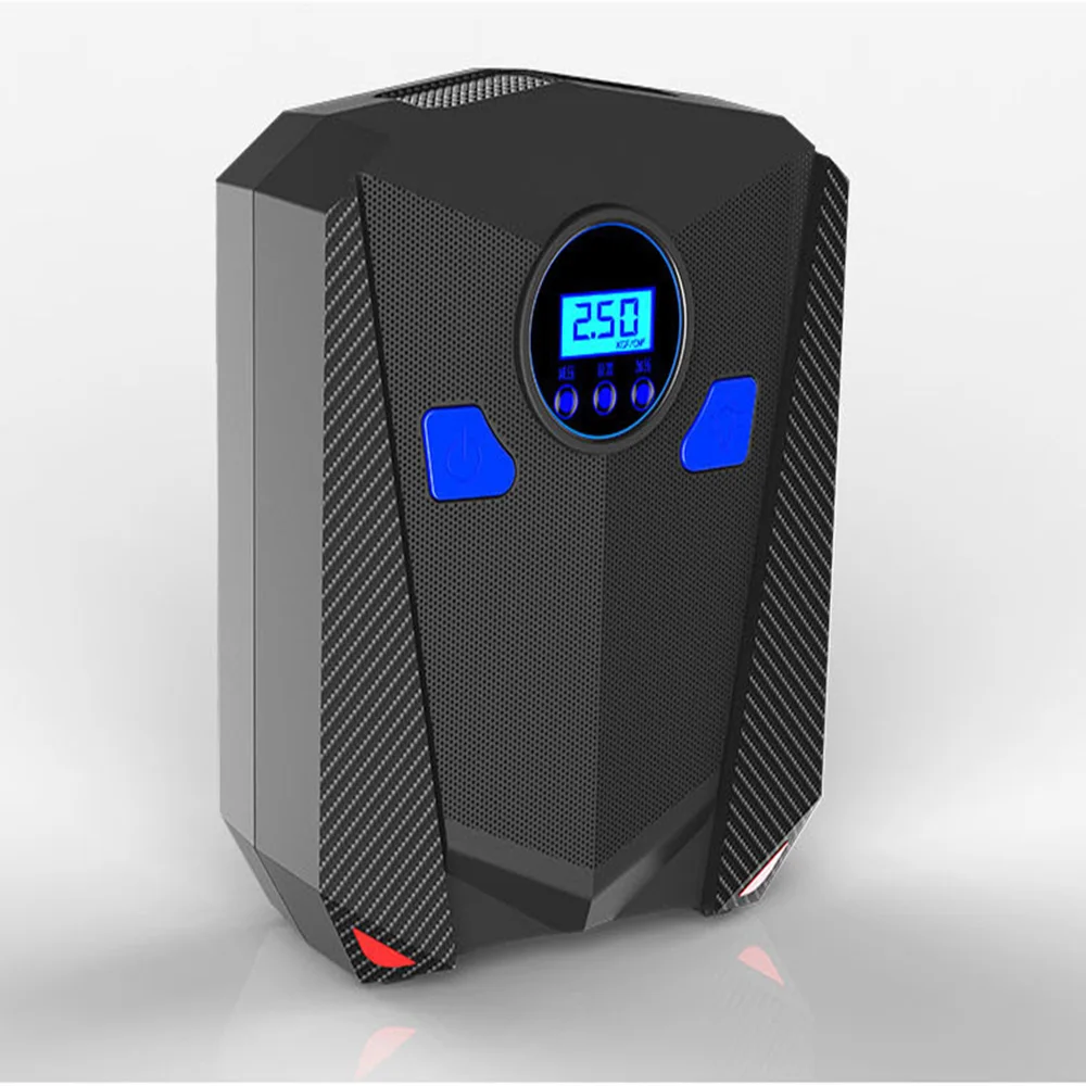 Воздушный насос портативный воздушный компрессор указатель цифровой дисплей с