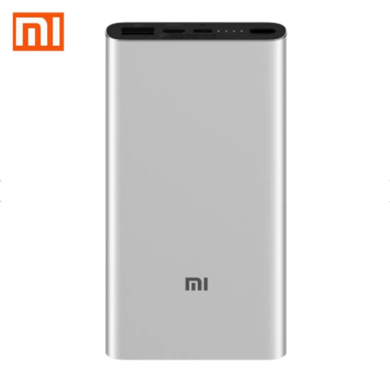 xiaomi mobile power 3 10000mAh USB-C двухсторонняя версия быстрой зарядки power bank QC3.0 портативное зарядное устройство 2 USB 10000mAh