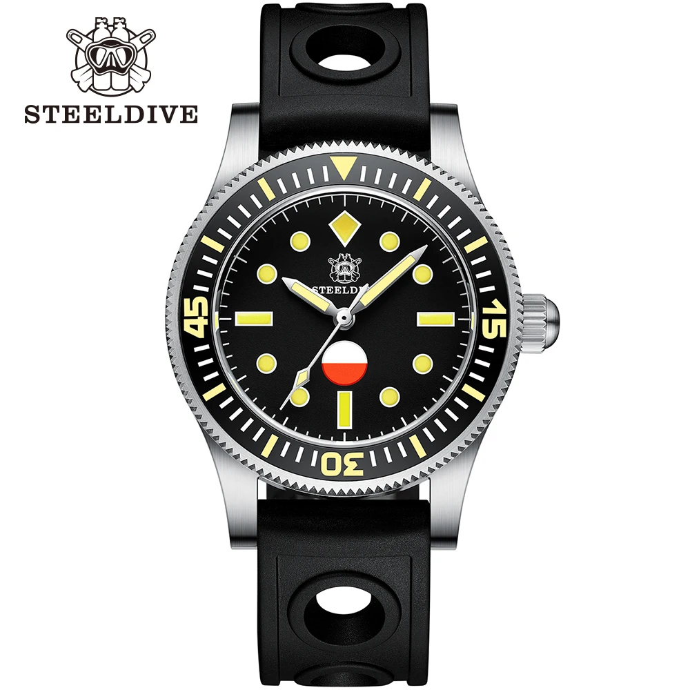 

Часы мужские STEELDIVE 1952T, автоматические, водонепроницаемые, 300 м, с сапфировым стеклом