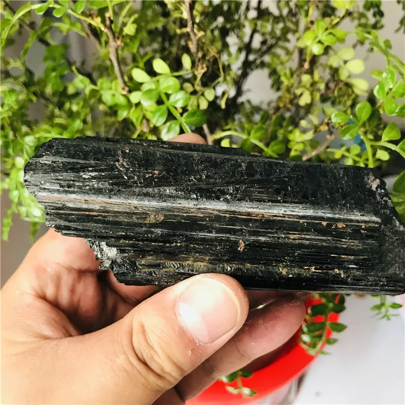Натуральный черный турмалин хрустальный камень оригинал | Дом и сад