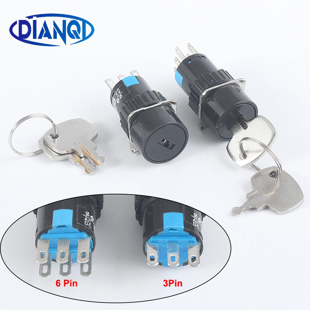 3/6 контактов небольшого размера фиксированная Блокировка кнопка фиксации 2/3