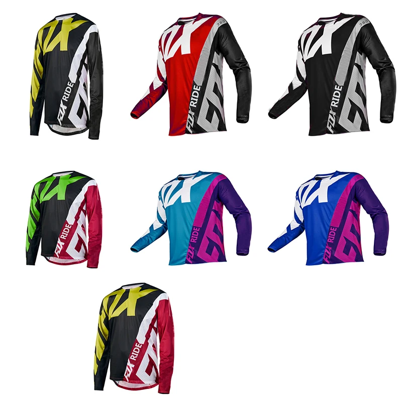 

Ride fox camisetas de ciclismo de montana para hombre ropa deportiva para Motocross bicicleta de montana todoterreno DH 2021