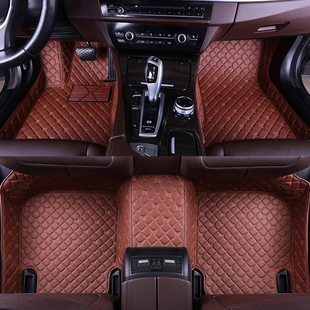 coffee Пользовательские автомобильные коврики для Mercedes Benz B class W245 W246 180 170 160 200 220 260 водонепроницаемый кожаный Противоскользящий ковер - Название цвета: coffee