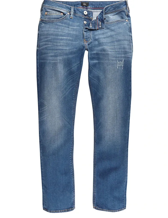 

youth men casual middle waist jeans pants skinny elastic pencil pants custom logo print on product and package from 1pc dropshi