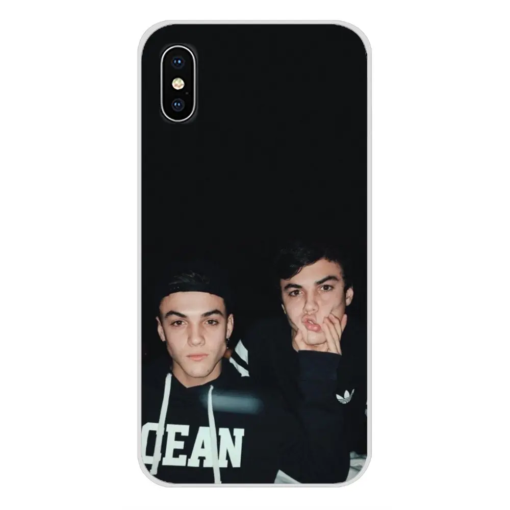 Silicone Skin Cover For Apple iPhone X XR XS 11Pro MAX 4S 5S 5C SE 6S 7 8 Plus ipod touch 5 6 Dolan Twins Grayson Ethan Colorful | Мобильные