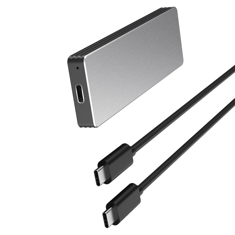 Портативный алюминиевый корпус для SSD с поддержкой PCIe M.2 nvme ssd типа c 3 1 10 Гбит/с