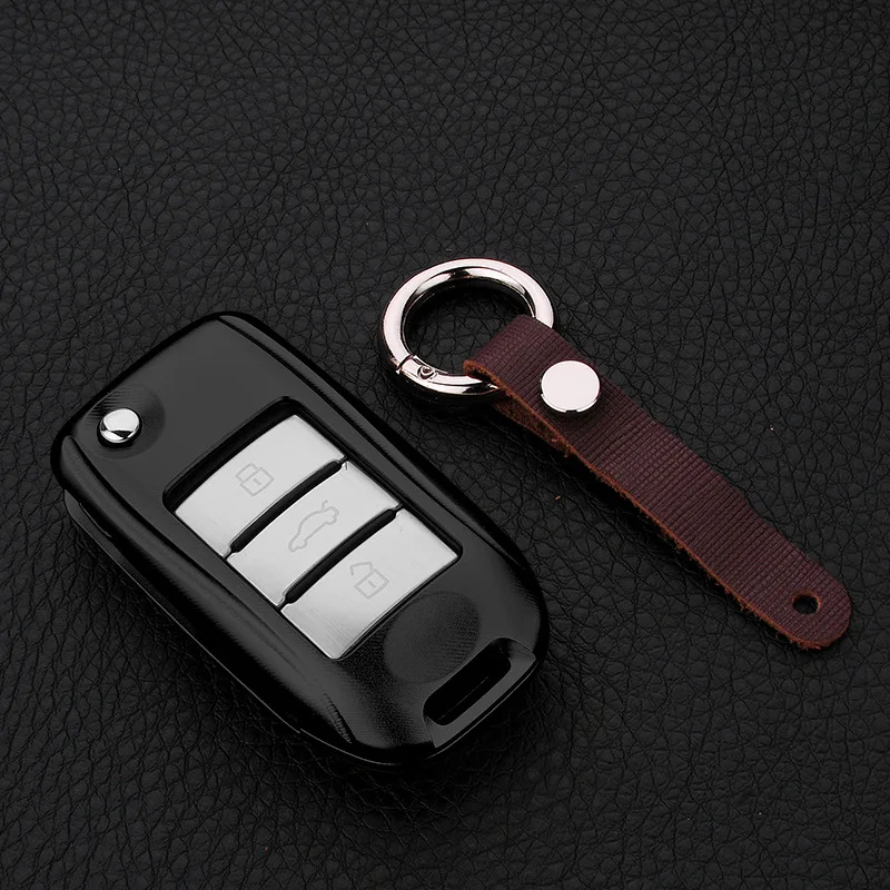 Алюминий брелок для автомобильных ключей чехол в виде ракушки сумка пульта