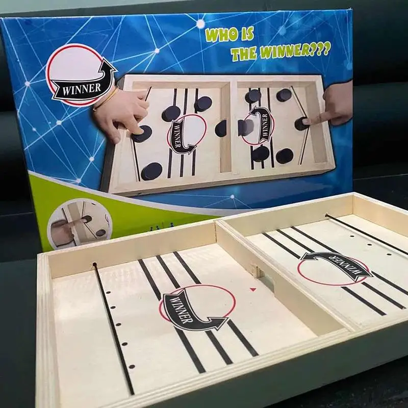 Новая игра Fast Sling Puck Game Paced Winner настольные игрушки Juego Детские интерактивные игры