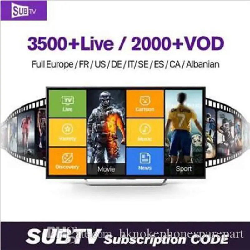 SUB tv IP tv LIVE tv+ VOD 10 месяцев подписка работает на Android Enigma Mag25X мобильный телефон Smart tv рабочий IOS tv PAD