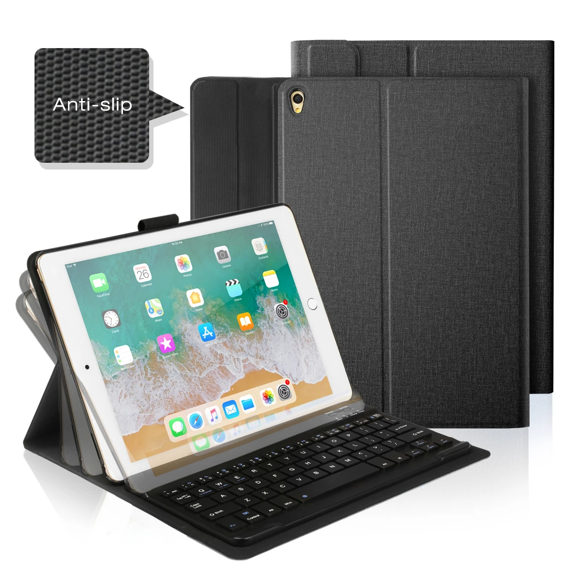 10 5 дюймовый ультра тонкий Портативный ABS Беспроводной Bluetooth клавиатура для iPad 2017