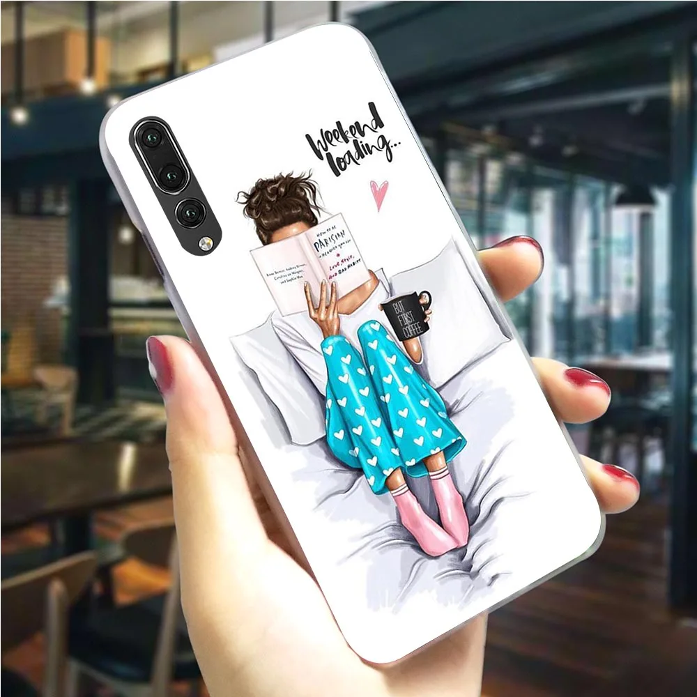 Чехол для телефона Huawei P30 Pro Girls Enjoy Life Cover P9 Lite Mini/2017 P10 20 30 P Smart Z Mate 10 Pro|Бамперы| |