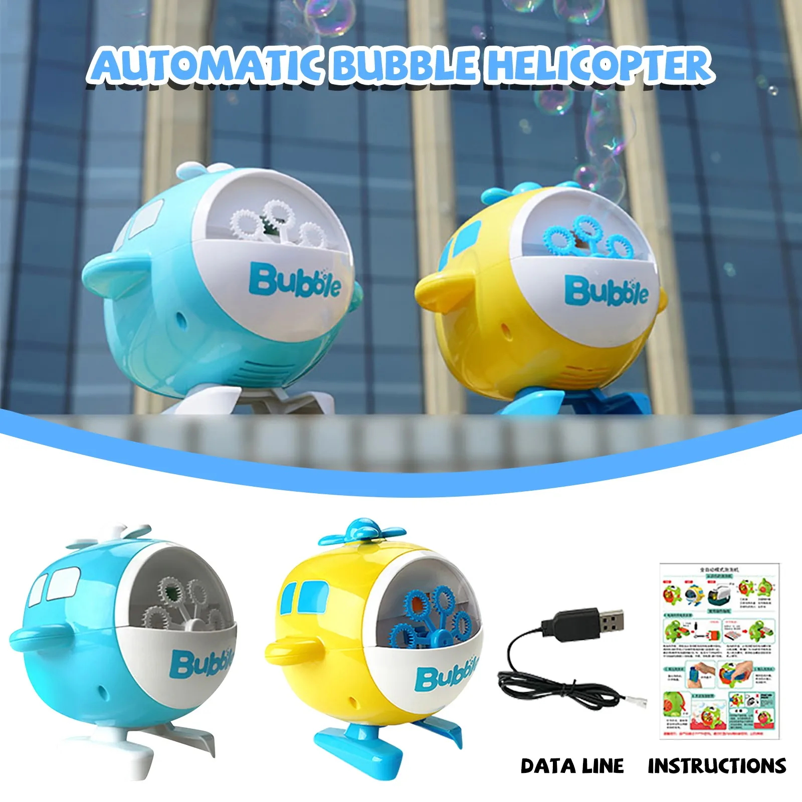 

Summer Bubble Machine Automatic Bubble Blower Portable Bubbles Maker for Kids Funny Soap Bubbles For Children Baby Outdoor Toys