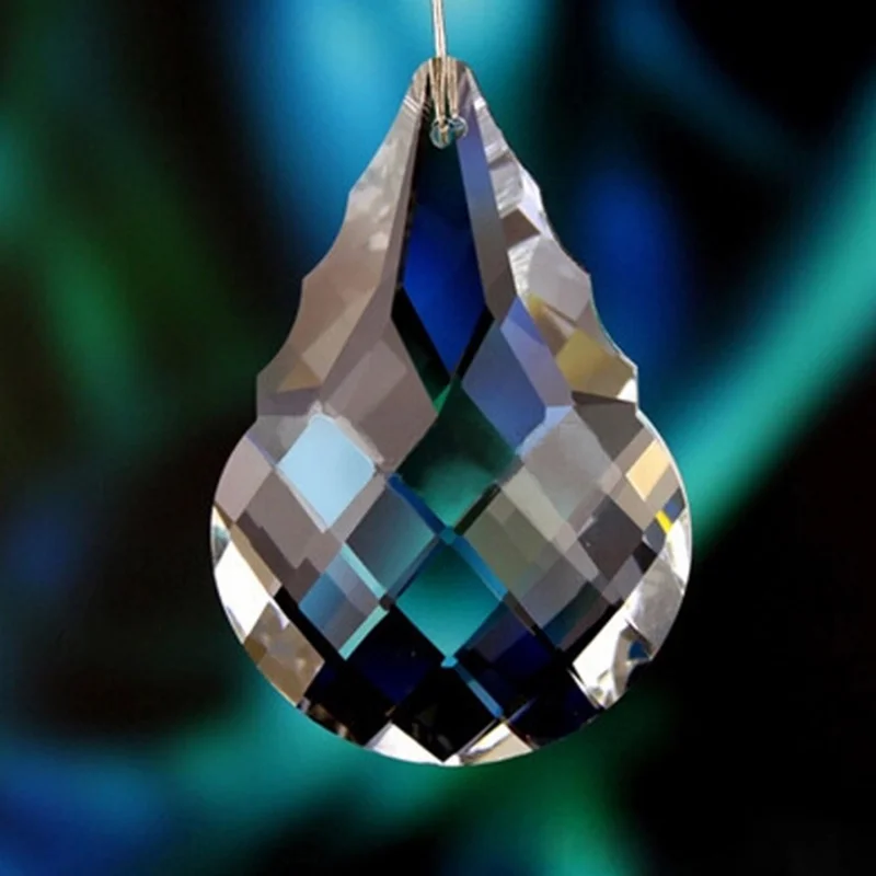

New transparent crystal bead curtain hot-selling decorative pendant pendant 38mm crystal prism pendant K9 crystal pendant
