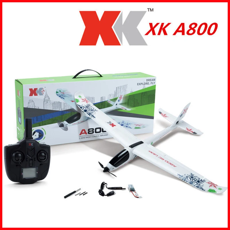 

WLtoys XK A800 2.4Ghz 5CH RC Airplane with 3D/6G Mode 780mm Wingspan EPO Fly Wing Aircraft Fixed Wing Airplane RTR