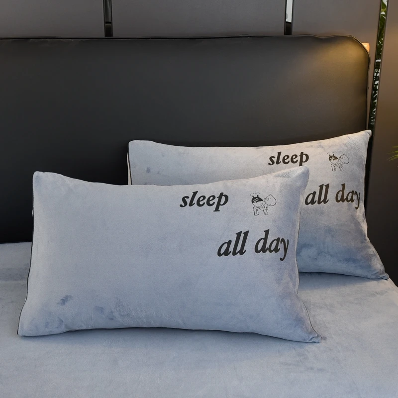 Натяжная простыня Yaapeet мягкая теплая фланелевая ткань Хрустальный бархат