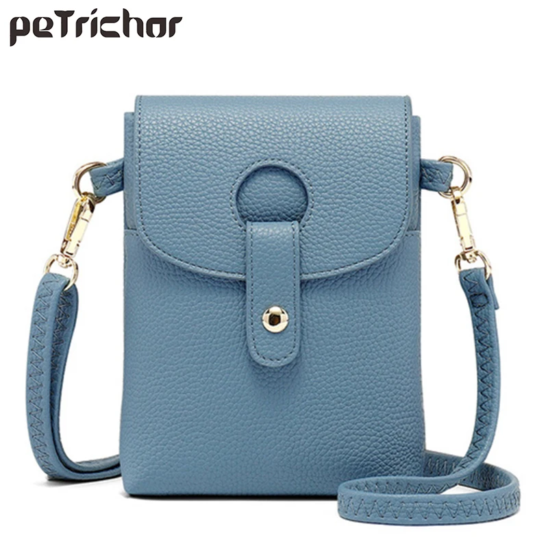 Маленькие сумки через плечо из мягкой кожи для женщин 2020 Высококачественная