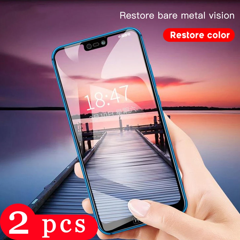 2 шт. полное покрытие для huawei P30 P20 pro P10 P9 lite защитная пленка из закаленного стекла