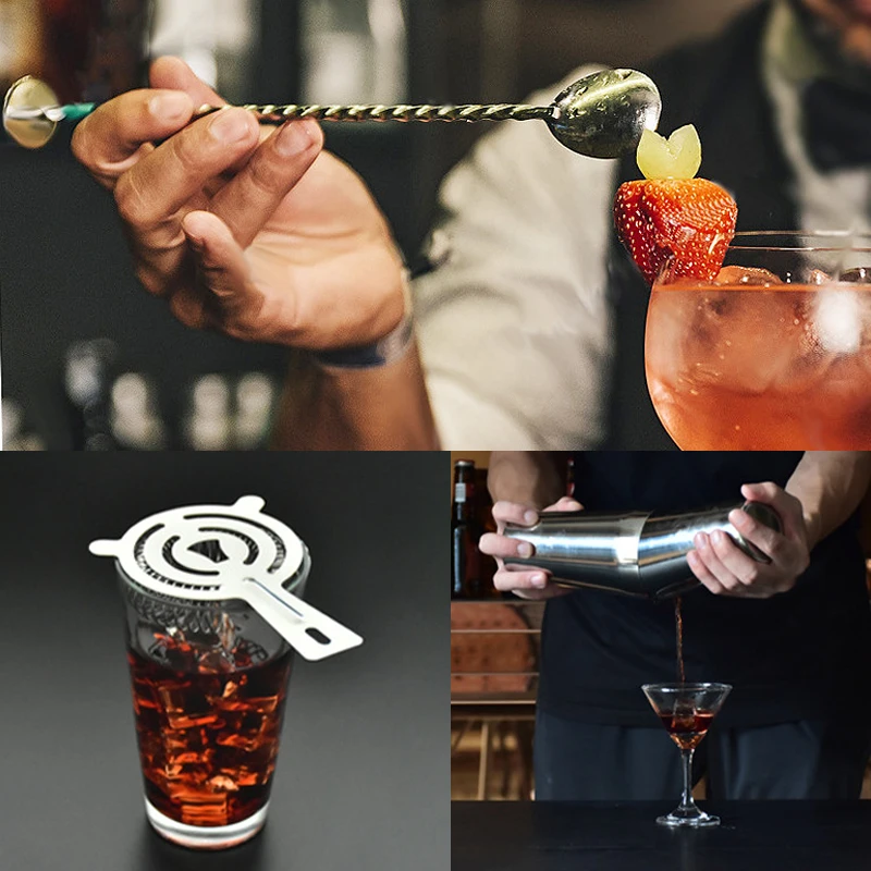 

5-7 Piece Set Of Boston Cocktail Shaker Botique-Bartender Set For Professional Bartenders And Family Bar Tools