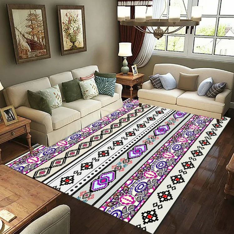

Retro Geometry Fashion Soft Flannel 3D Printed Rugs Mat Rugs Anti-slip Large Rug Carpet Home Decoration Drop Shipping 03